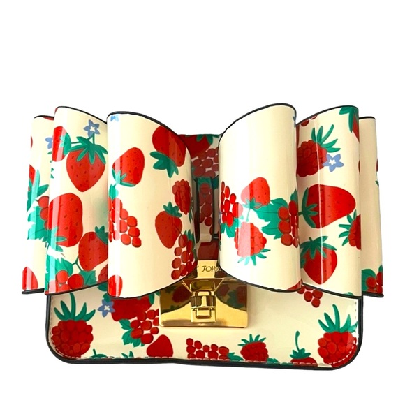 NWT Betsey Johnson Berry Bow Crossbody - Picture 1 of 6